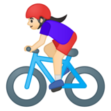 person cycling