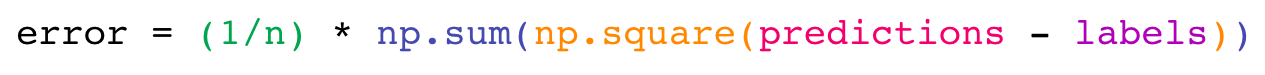 numpy_mean_square_error_formula