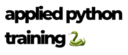 Applied Python Training - Home